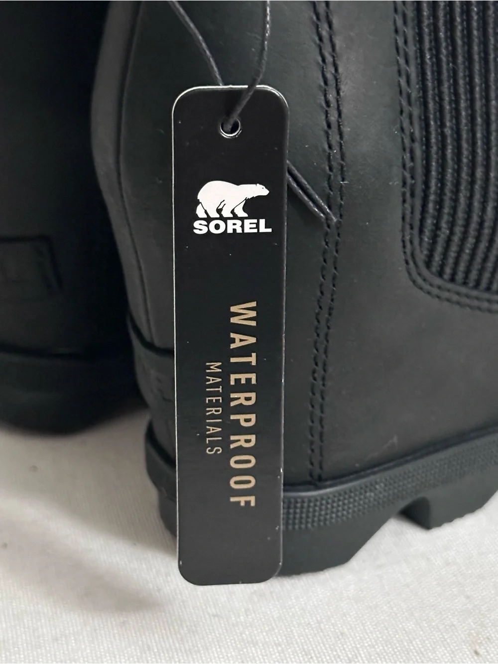 Sorel Womens Joan Rhapsody Chelsea Wedge Size 7 Black